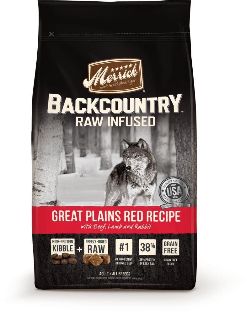 Merrick Backcountry Raw Infused Grain Free Great Plains Red Recipe