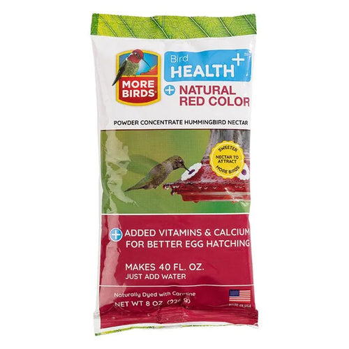 More Birds® Bird Health Natural Red Powder Concentrate Hummingbird Nectar