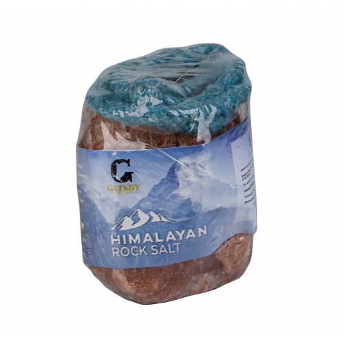 Gatsby Natural Himalayan Rock Salt with Rope for Horses (2 LB)