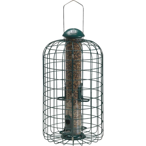 Squirrel-X Squirrel Proof Green Wire Bird Feeder