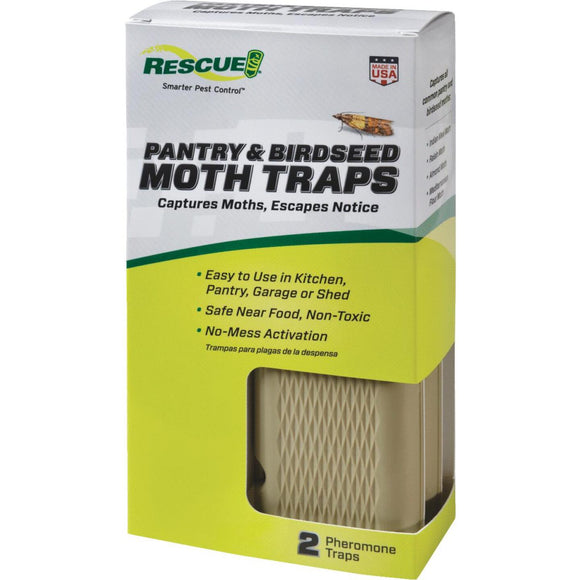 Rescue Glue Pantry & Birdseed Moth Trap (2-Pack)