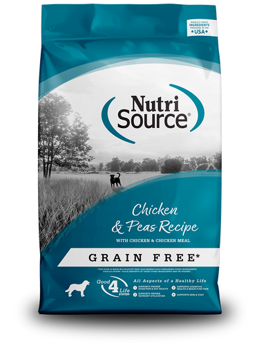 NutriSource® Chicken & Peas Recipe Healthy Grain Free Dry Dog Food