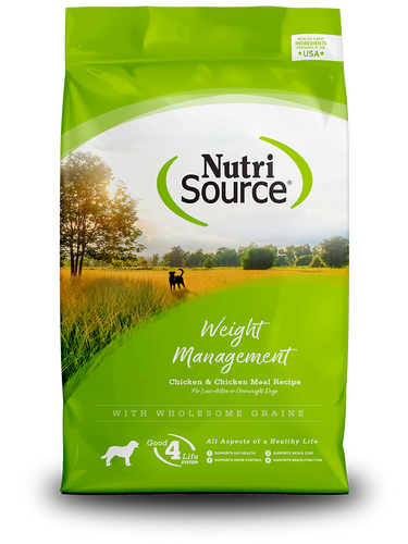 NutriSource® Weight Management Chicken and Rice Recipe Dog Food