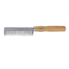 Partrade Aluminum Mane Comb With Wood Handle