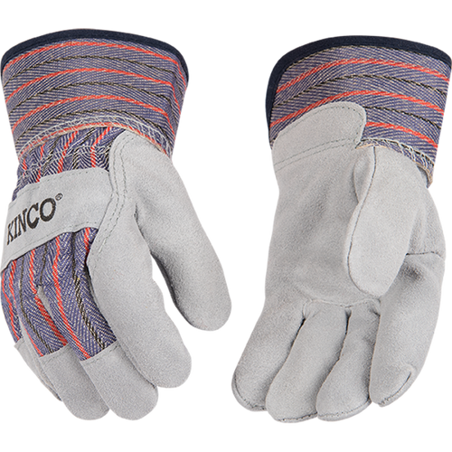 Kinco Kids' Suede Leather Palm with Safety Cuff
