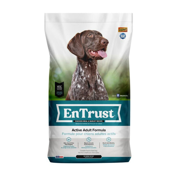 Blue Seal EnTrust® Active Adult Formula Chicken Meal & Barley Recipe Dry Dog Food