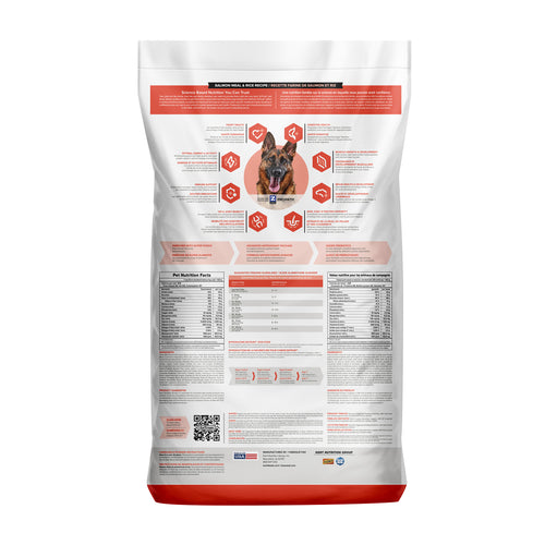 Kent Blue Seal Entrust® Sensitive Stomach & Skin Salmon Meal & Rice Adult Dog Food