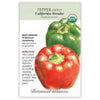 Botanical Interests California Wonder Sweet Pepper Seeds