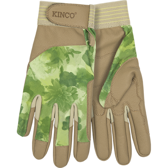 Kinco Women’s Kincopro™ Green Synthetic With Pull-Strap Gloves (Small, Green)