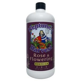 Organic Rose & Flowering Fertilizer, 1-Qt.