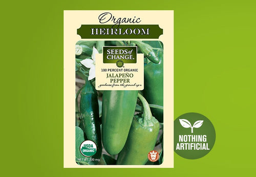 SEEDS OF CHANGE™ ORGANIC JALAPENO CHILE PEPPER SEEDS