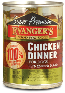 Evangers Super Premium Chicken Dinner Canned Dog Food