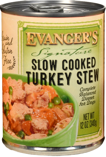 Evangers Signature Series Slow Cooked Turkey Stew Canned Dog Food