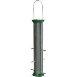 15-Inch Forest Green Thistle Seed Feeder