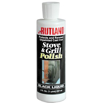 Rutland 72 Black Stove & Grill Liquid Polish ~ 8 oz