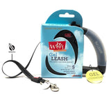 Wigzi Retractable Dog Leash - Gel Handle Black Small