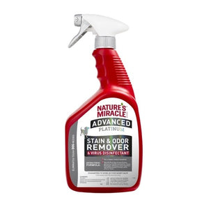 Nature's Miracle Advanced Platinum Stain & Odor Remover & Virus Disinfectant - Dog