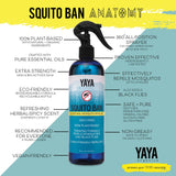 SQUITO BAN All-Natural Mosquito Repellent