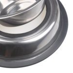 Van Ness Heavyweight Small Stainless Steel Double Dish (16 oz. total capacity (8 oz. each dish))