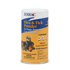 ZODIAC® FLEA & TICK POWDER FOR DOGS, PUPPIES, CATS & KITTENS